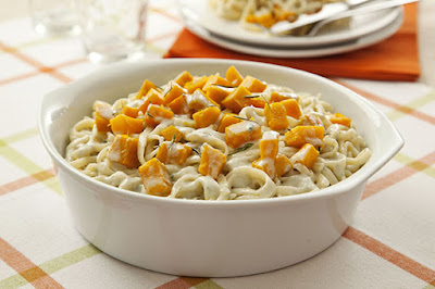 Ninho ao Gorgonzola com Abóbora