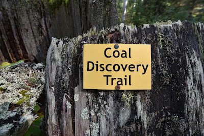 Coal Discovery Trail sign.