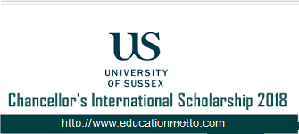 Scholarship of University of Sussex Chancellor’s in UK 2018, Description, Eligibility Criteria, Method of Applying, SCHOLARSHIP LINK, Application Deadline, 
