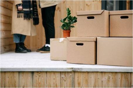 Boxes ready for moving