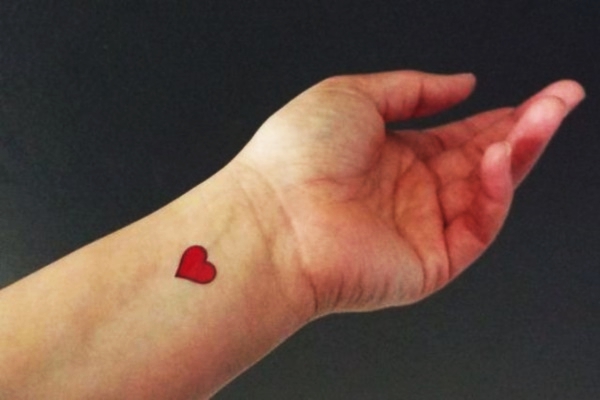 Tatuagens de coração para as mulheres 