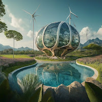 Solar and Wind powered Garden