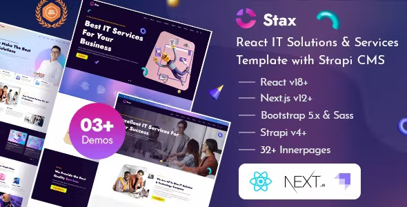 Best React Next.js IT Services & Startup Template