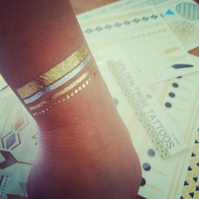 #goldentribeflash Flash Temporary Tattoos