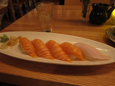 Sushi selection at Haru