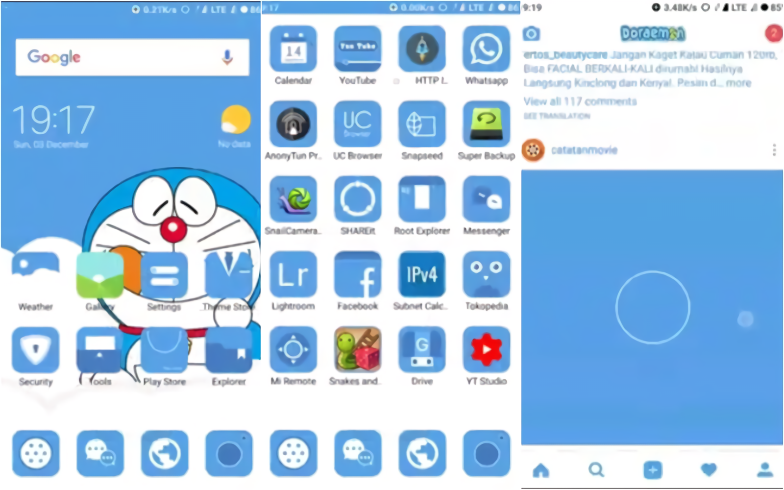 25 Tema Doraemon Android Terbaru Untuk Oppo Xiaomi Samsung