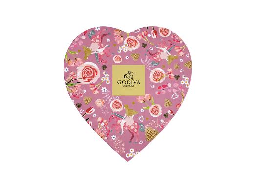 【GODIVA】情人節巧克力心形禮盒6顆裝