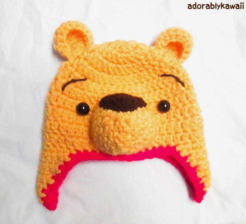 Winnie The Pooh Crochet Hat Pattern For Toddler Sizing Guide Tiny Moon