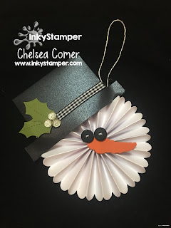 InkyStamper Rosette Queen's Snowman Head