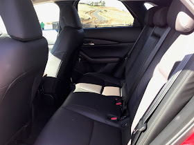 Rear seat in 2020 Mazda CX-30 AWD Premium