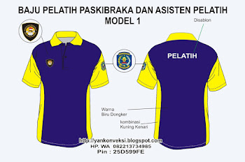 PAKAIAN PELATIH PASKIBRAKA MODEL 1