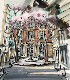 10-Trees-in-flower-Ekaterina-Plastinina-Екатерина-Пластинина-Architectural-Drawings-www-designstack-co