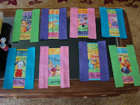 Fabric book panel quilt