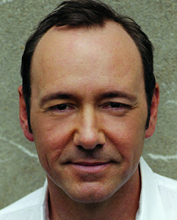 Man with Round face shape. Kevin Spacey, American actor.