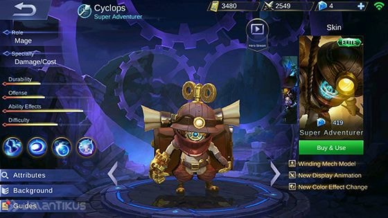 Guide Cyclops Mobile Legends: Hero Mage with Full Demage ...