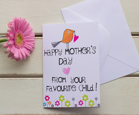 Happy Mother's Day from your favourite child card