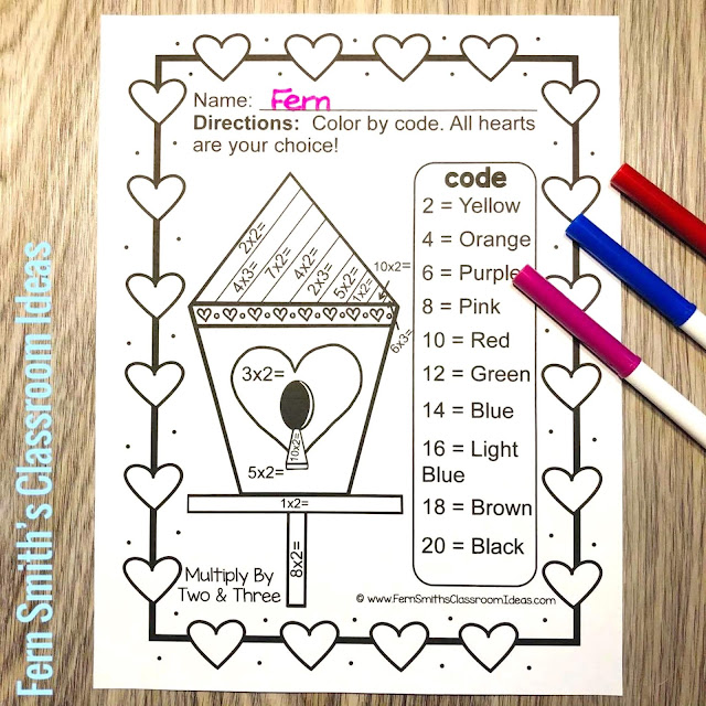 You will love the no prep, print and go ease of these St. Valentine's Day Color By Number Addition, Subtraction, Multiplication, and Division FUNKY Valentines Themed Printables. This FUNKY St. Valentine's Day Color By Number Addition, Subtraction, Multiplication, and Division Printables include 20 pages for introducing or reviewing addition, subtraction, multiplication, and division. This bundle is perfect for differentiation in ESOL, ESL, Home Schooling and Special Education Classes.