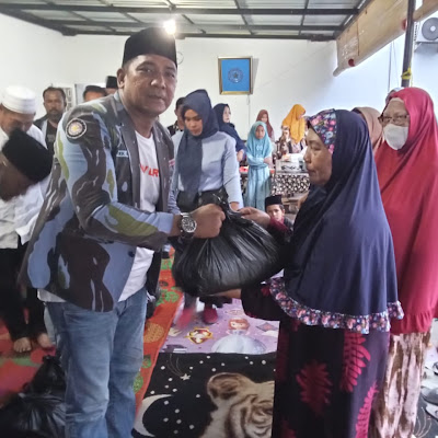 PAC IPK Medan Marelan Berbagi Takzil dan Sembako Kepada Kaum Dhuafa