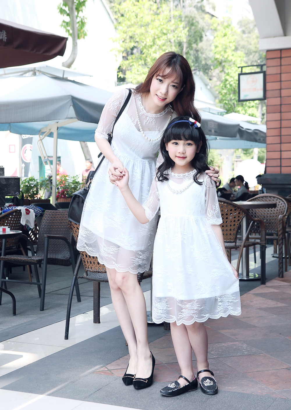 20 Baju Dress Korea Style untuk Ibu  dan  Anak  Perempuan  