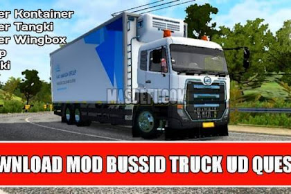 13+ Download MOD BUSSID Truck UD Quester (Trailer, Dump, Wingbox) Terbaik