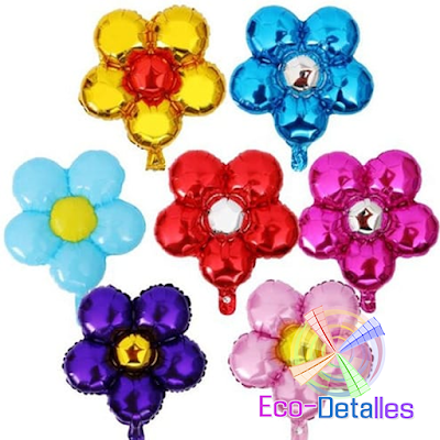 Globos de Flor de Colores