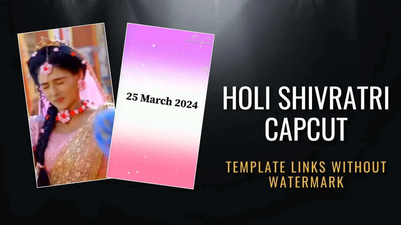 Holi Capcut Template