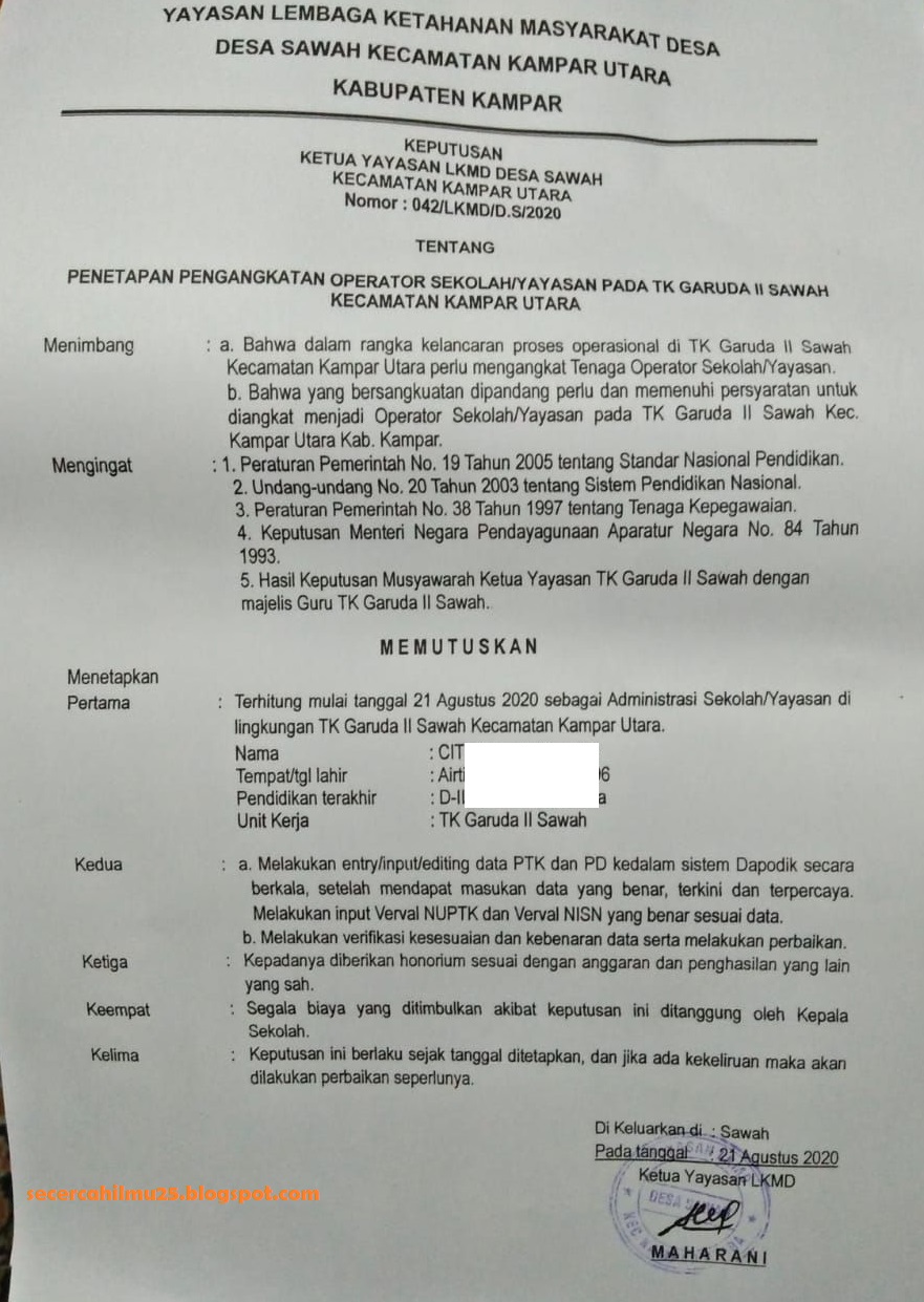 Sk Operator Sekolah Smp 2021  Dunia Sosial