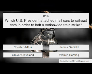 The correct answer is Grover Cleveland.