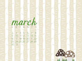 simply brenna desktop calendar march 2014