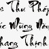 Download fonts thư pháp thành công. Mã unicode