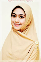 model jilbab untuk wajah bulat