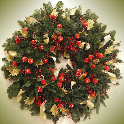 Christmas southwest Wreath card