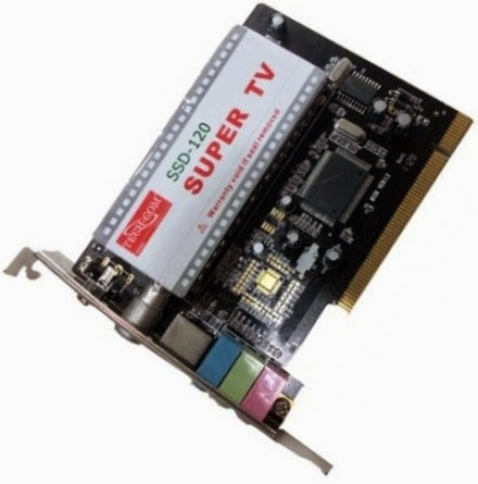 Techcom SSD-120 Internal TV Tuner Card Driver Download For Windows 7, Vista, XP, 