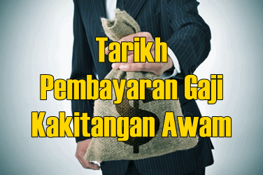 Addin: Tarikh Pembayaran Gaji Bulanan Kakitangan Awam 2019