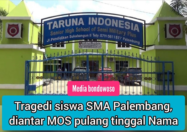 Tragedi Siswa SMA Palembang, Diantar MOS Pulang Tinggal Nama