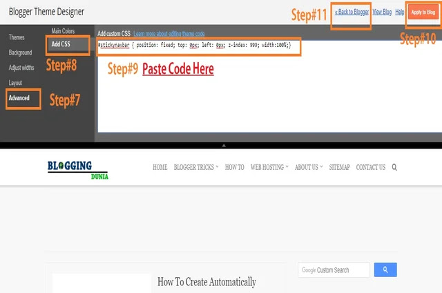blogging Dunia,blogger,sticky navigation menu,navigation menu for blogger,blogger (website),navigation menu,menu navigation,menu and navigation,navigation menu bar,css navigation menu,navigation menu css,navigation bar menu,menu navigation css, css fixed headers,Free Blogger templates,fixed header css,How do I make my Header sticky,What's a Sticky header,How do I get rid of sticky headers in HTML,Can I Use css Sticky,Are Sticky headers good?,blogger,sticky navigation menu,navigation menu for blogger,blogger (website),navigation menu,menu navigation,menu and navigation,navigation menu bar,css navigation menu,navigation menu css,navigation bar menu,menu navigation css,
