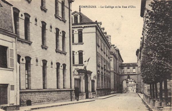 Le collège Pierre d'Ailly rue d'Ulm à Compiègne
