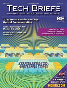 NASA Tech Briefs. Engineering solutions for design & manufacturing - August 2018 | ISSN 0145-319X | TRUE PDF | Mensile | Professionisti | Scienza | Fisica | Tecnologia | Software
NASA is a world leader in new technology development, the source of thousands of innovations spanning electronics, software, materials, manufacturing, and much more.
Here’s why you should partner with NASA Tech Briefs — NASA’s official magazine of new technology:
We publish 3x more articles per issue than any other design engineering publication and 70% is groundbreaking content from NASA. As information sources proliferate and compete for the attention of time-strapped engineers, NASA Tech Briefs’ unique, compelling content ensures your marketing message will be seen and read.