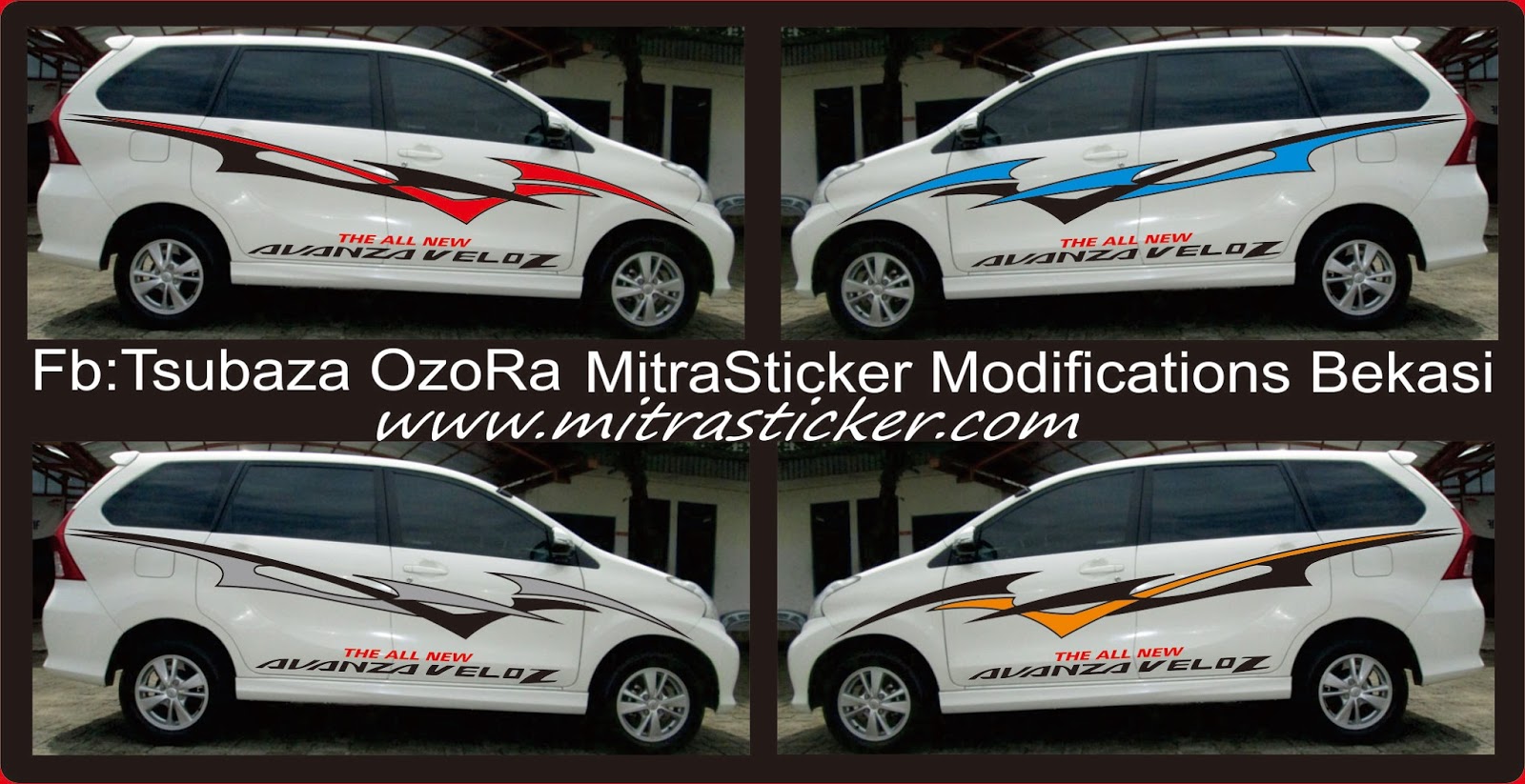 Gambar Cutting Sticker Mobil Avanza Putih Duniaotto