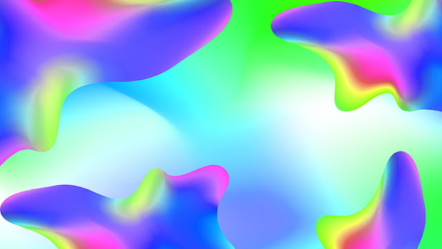 Abstract Digital,Colorful Liquid