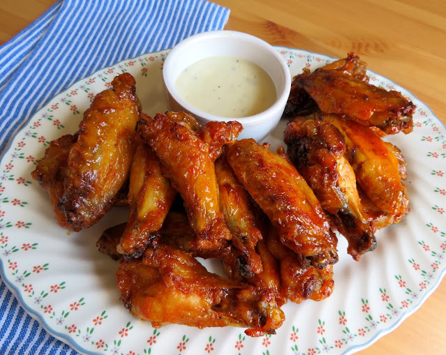 Crispy Baked Hot Wings