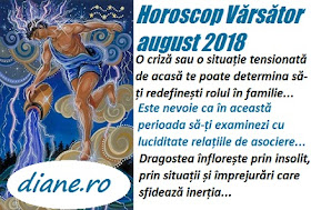 Horoscop Vărsător august 2018