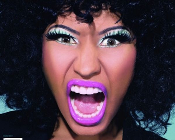 nicki minaj massive attack makeup. nicki minaj without weave and