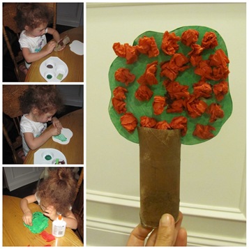 Toilet Paper Tube Apple Tree