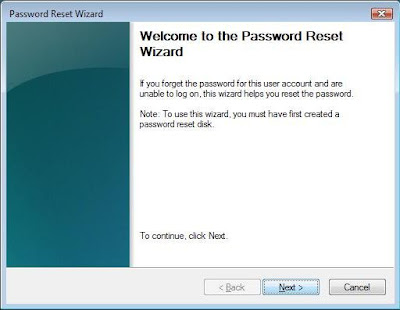 Welcome to Password Reset Wizard