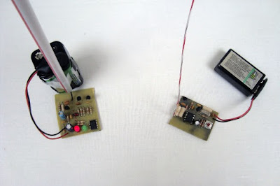 Easy Build RF Receiver / Transmitter Pair (27 MHz), circuit, electronica, 