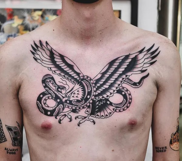 photo tato keren di dada