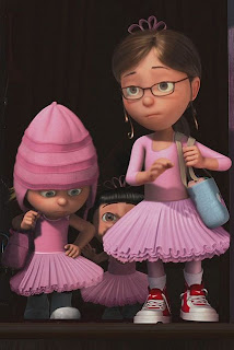 Margo in pink dress Despicable Me 2