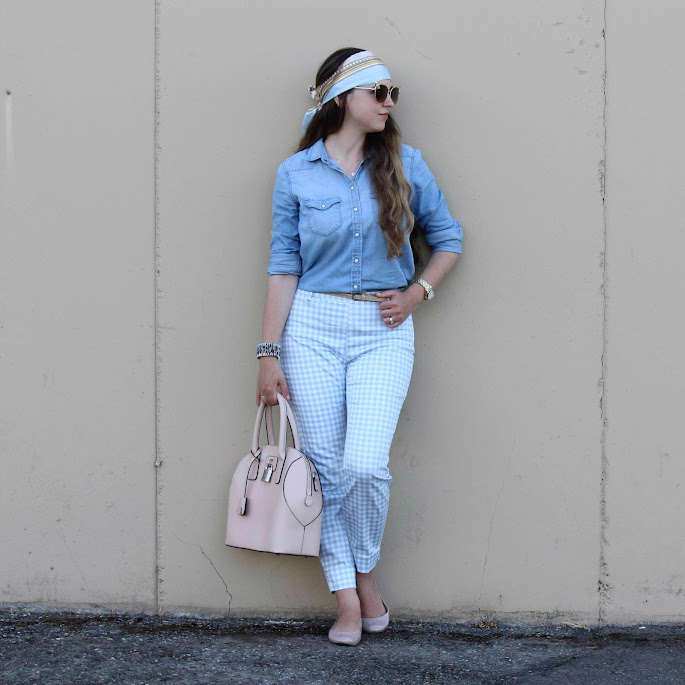 denim/chambray shirt