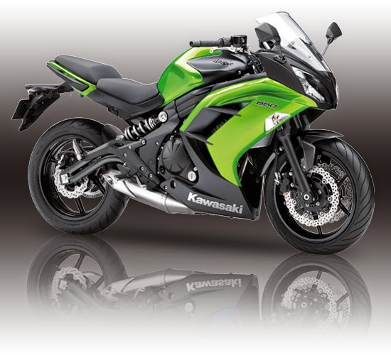 Kawasaki NINJA 650 hijau